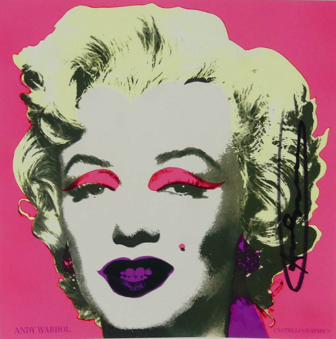 ANDY WARHOL 'MARILYN' SIGNED ANNOUNCEMENT (1 of 11)