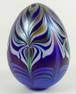 VANDERMARK STUDIO ART GLASS EGG PAPERWEIGHT