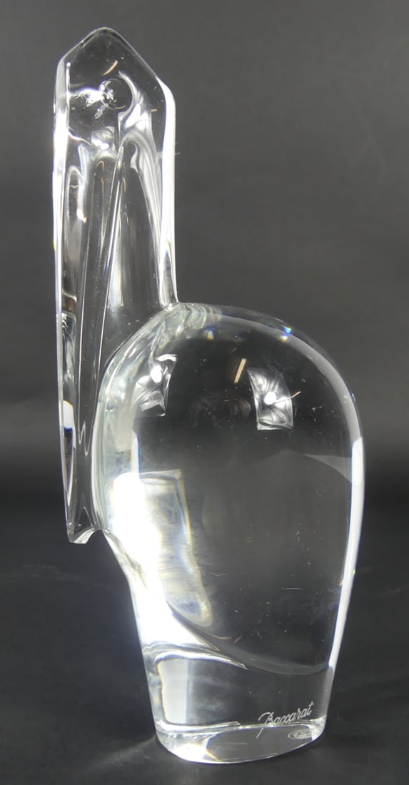 BACCARAT CRYSTAL PELICAN PAPERWEIGHT (1 of 6)