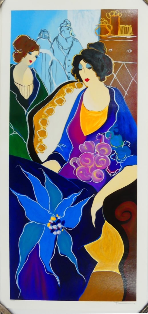 ITZCHAK TARKAY 'FLOWER LADY' SERIGRAPH (1 of 8)