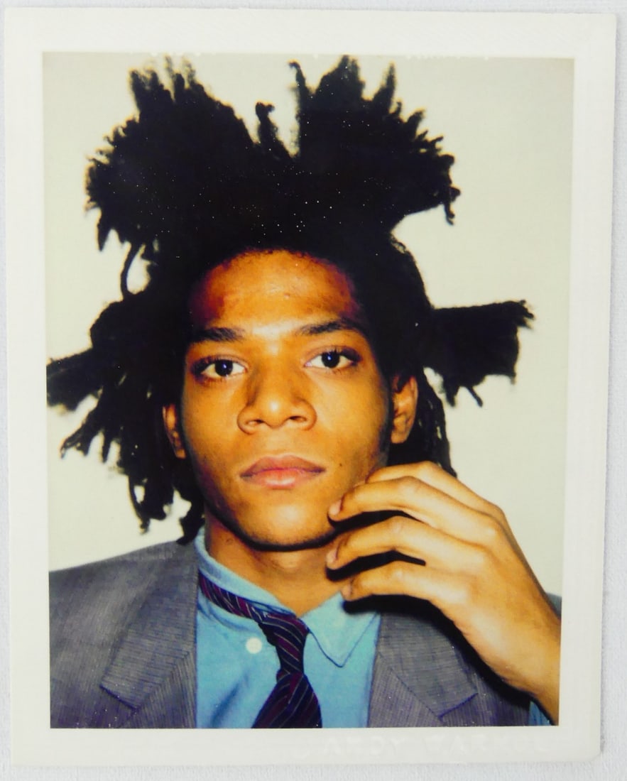 ANDY WARHOL 'JEAN MICHEL BASQUIAT' POLAROID PRINT (1 of 3)