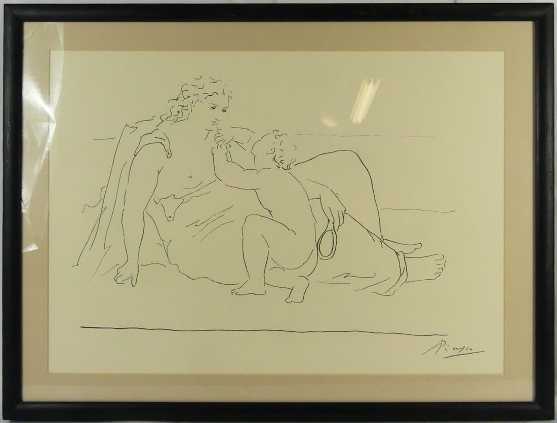 PABLO PICASSO 'MOTHER & CHILD' LITHOGRAPH (1 of 6)