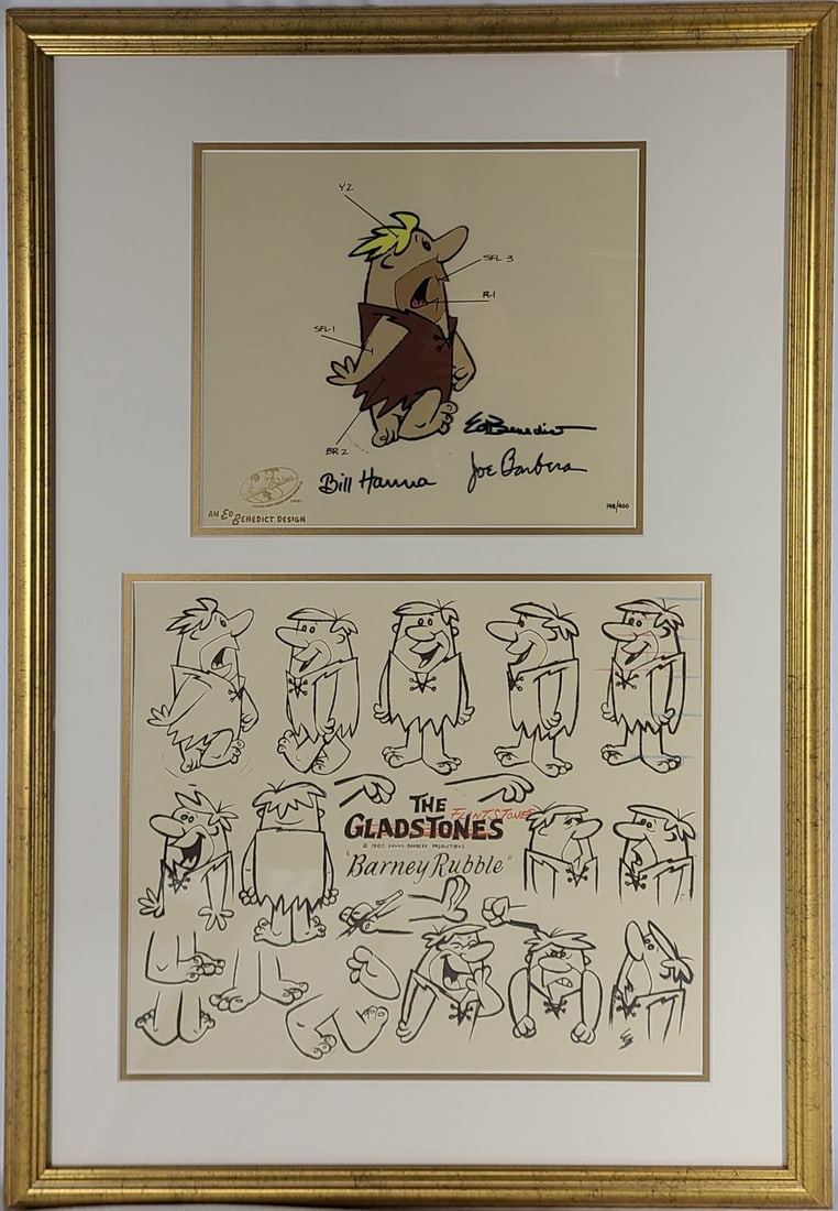 THE GLADSTONES / FLINTSTONES 'BARNEY' SERICEL (1 of 8)