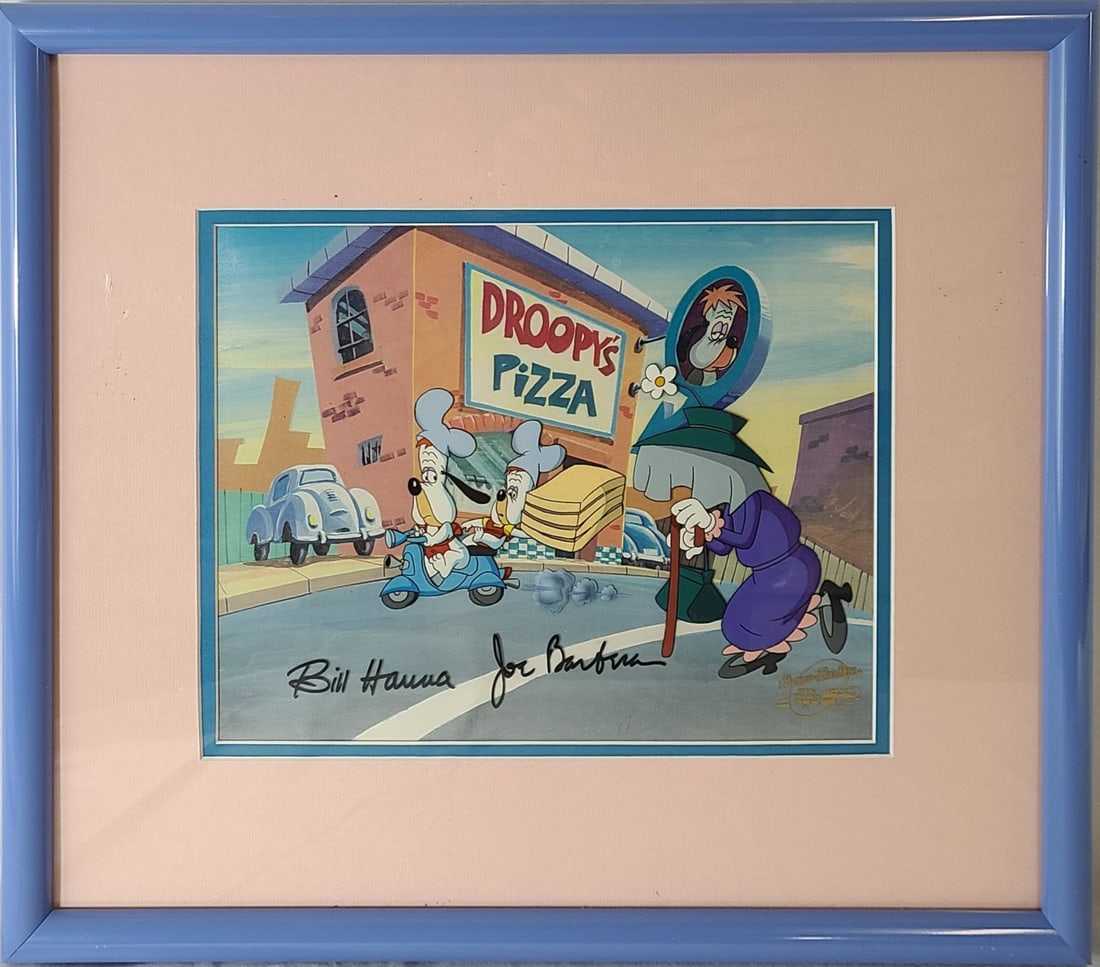 HANNA BARBARA 'DROOPY DOG' SIGNED CEL (1 of 6)