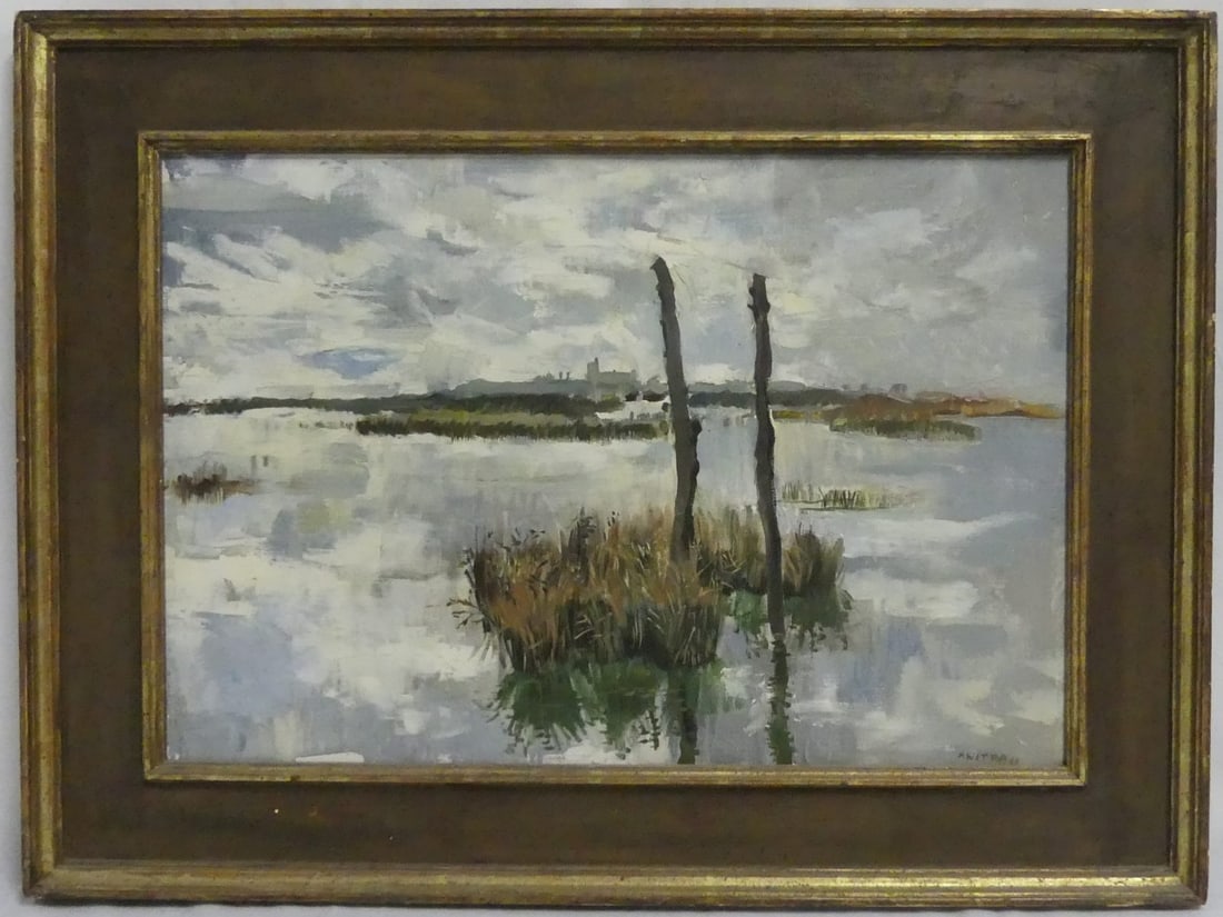 FREDDY WITTOP 'ST MARIES DE LA MER' OIL ON CANVAS (1 of 5)