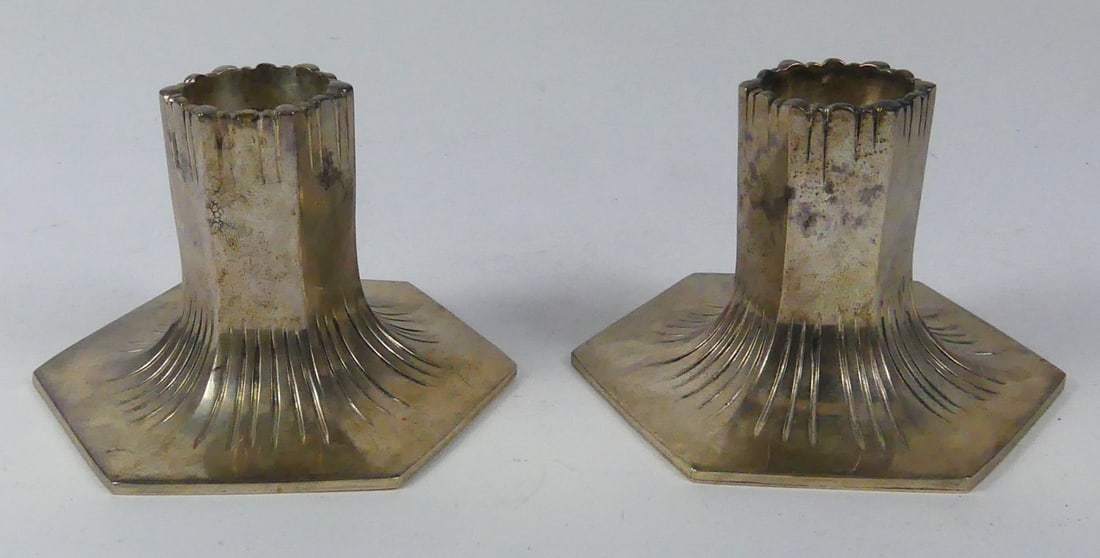 PR LC TIFFANY STERLING SILVER CANDLE HOLDERS (1 of 7)
