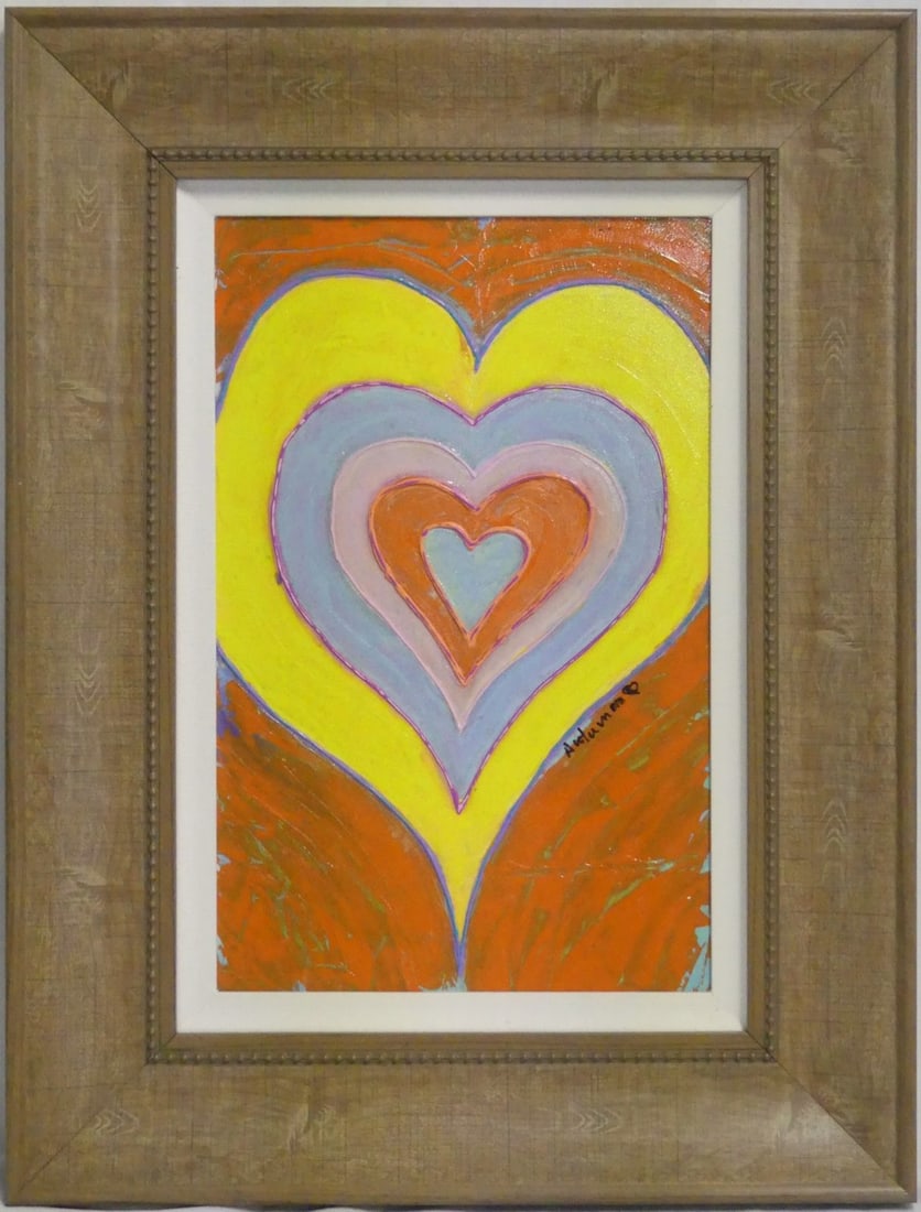 AUTUMN DE FOREST 'HEART TARGET' EMBELLISHED GICLEE (1 of 7)