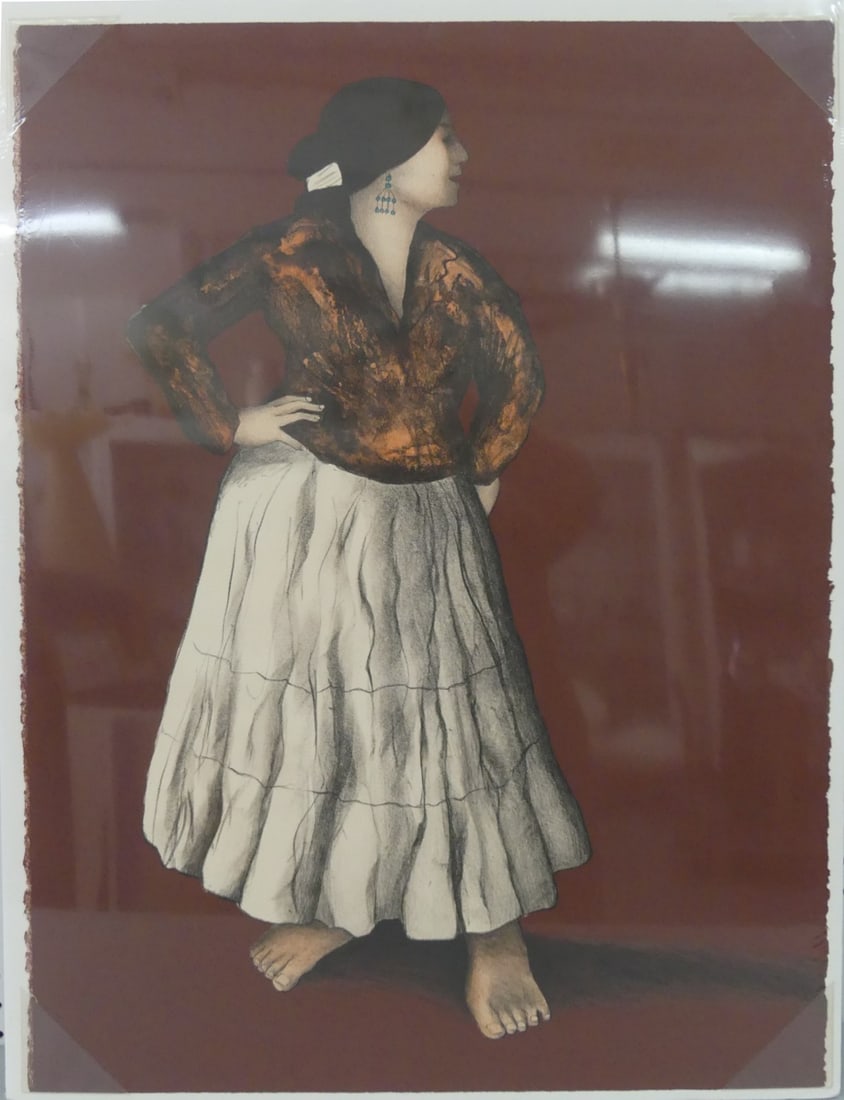 R.C. GORMAN 'KYRA' RECORD IMPRESSION LITHO (1 of 8)