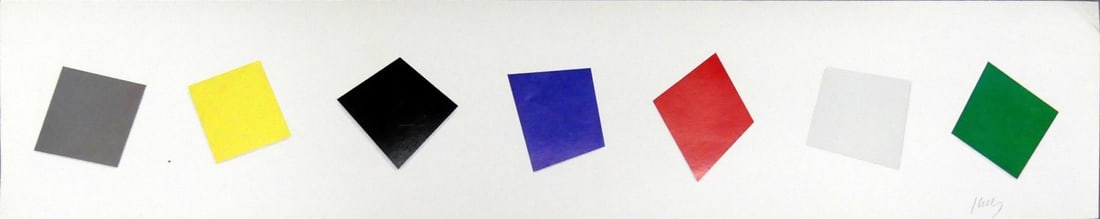ELLSWORTH KELLY 'SHAPES' SIGNED LITHOGRAPH (1 of 3)