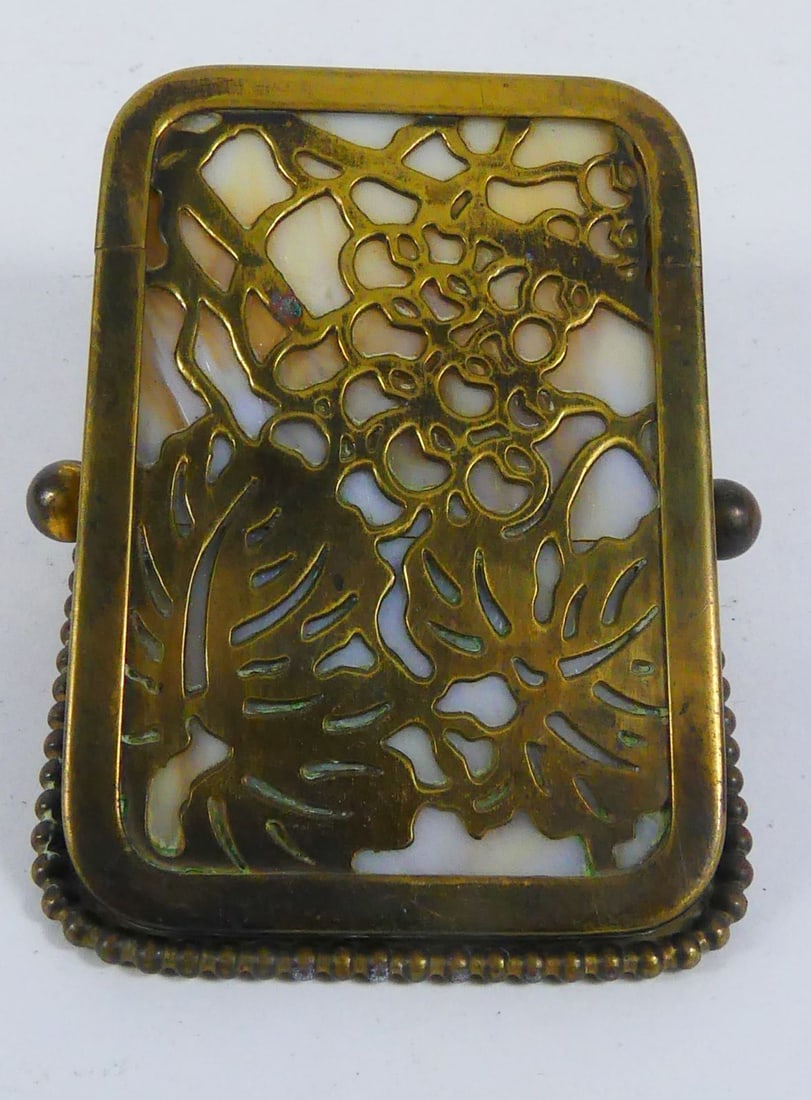 TIFFANY STUDIOS GRAPEVINE BRONZE PAPERCLIP (1 of 5)