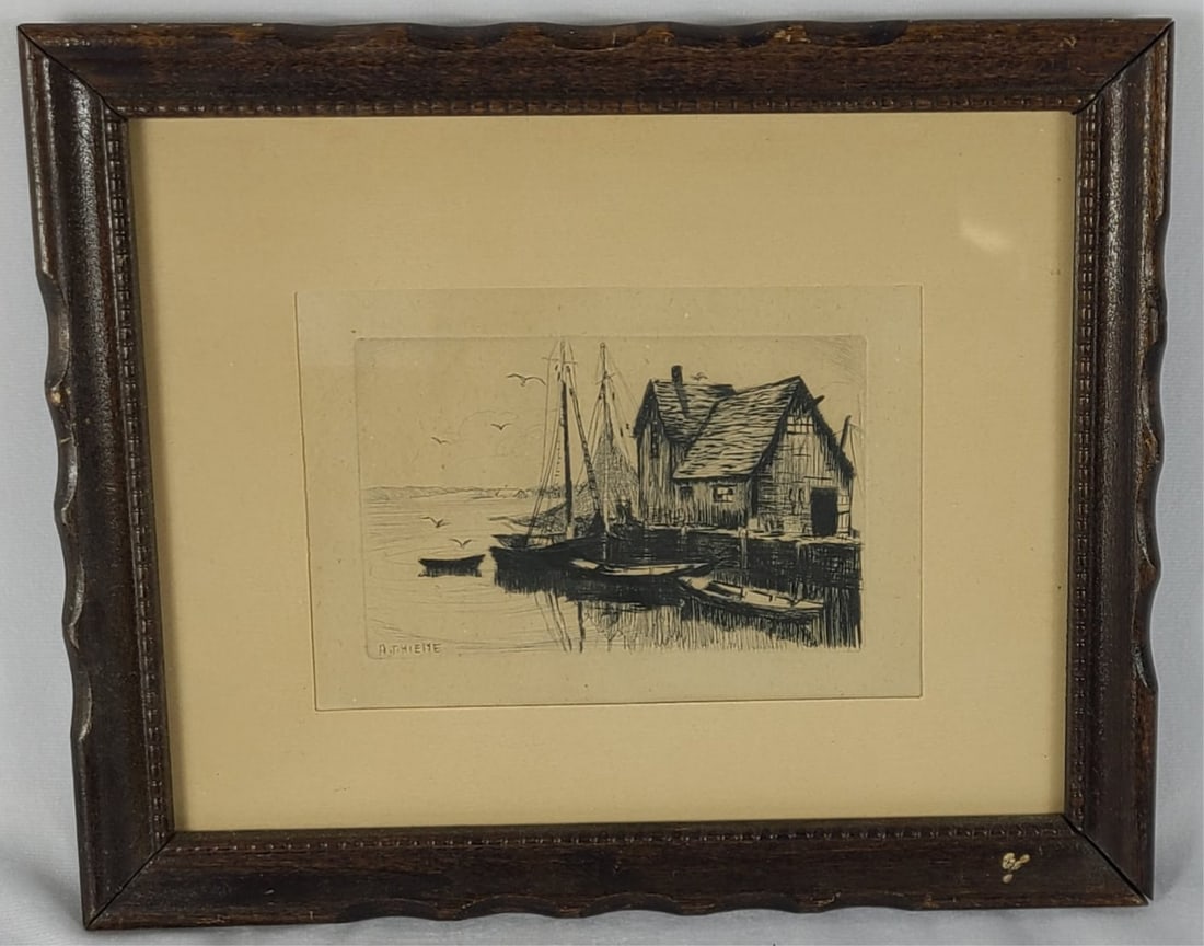ANTHONY THIEME 'MOTIF No. 1 ROCKPORT' ETCHING (1 of 6)
