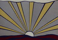 ROY LICHTENSTEIN 'SUNRISE' COLOR LITHOGRAPH