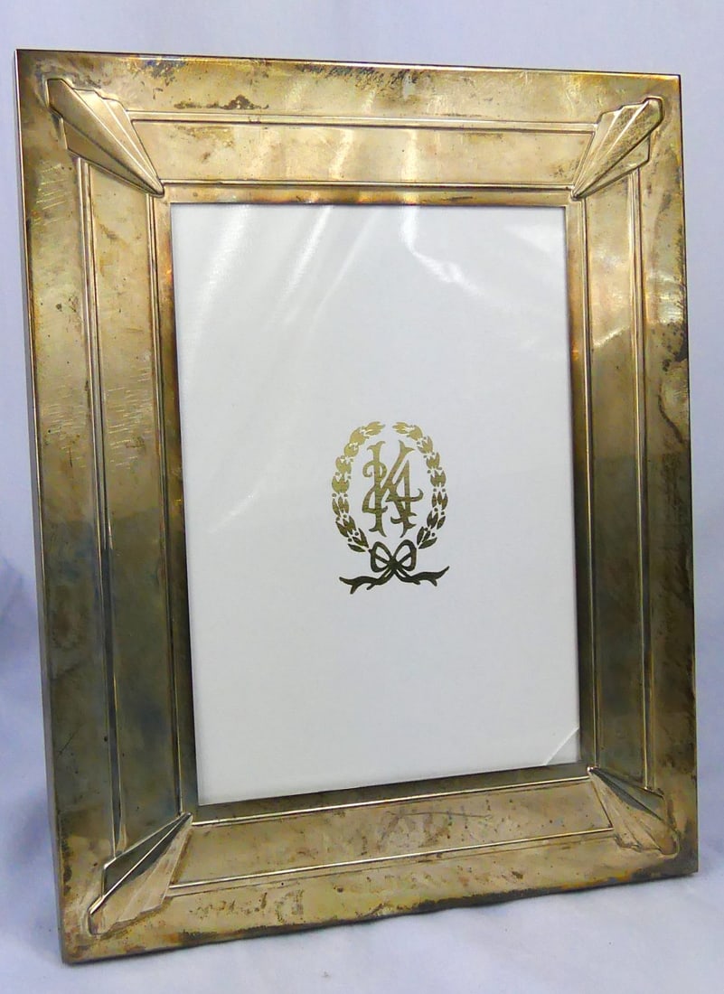 LUNT STERLING SILVER ART DECO PICTURE FRAME (1 of 4)