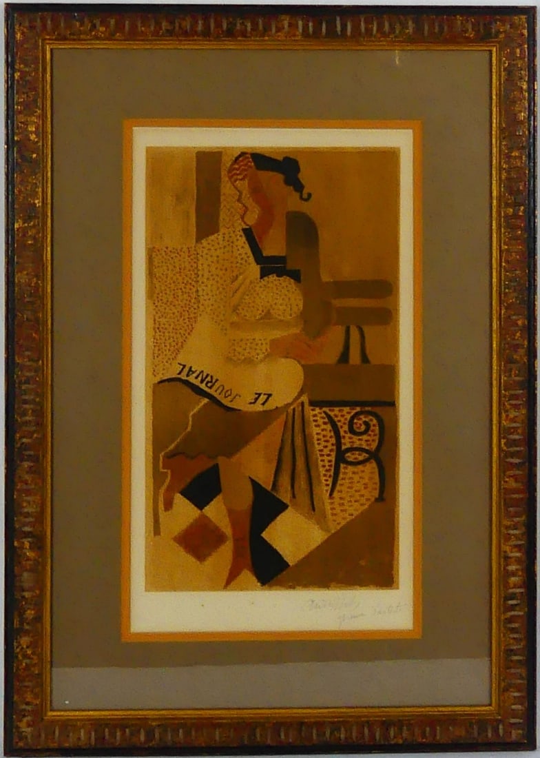 ANDRE LHOTE 'LE JOURNAL' LITHOGRAPH (1 of 7)