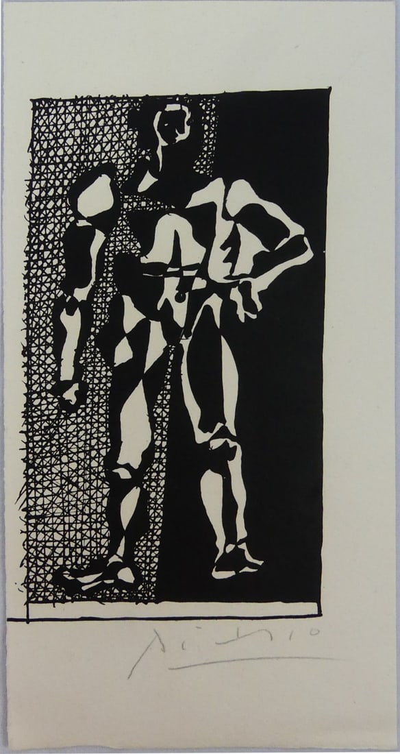 PABLO PICASSO 'HELENE CHEZ ARCHIMEDE' WOODCUT (1 of 5)