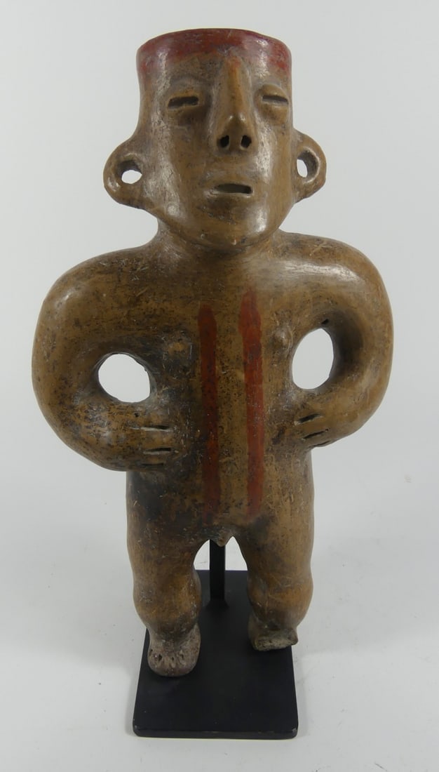 ZACATECAS POLYCHROME POTTERY MALE FIGURE (1 of 7)