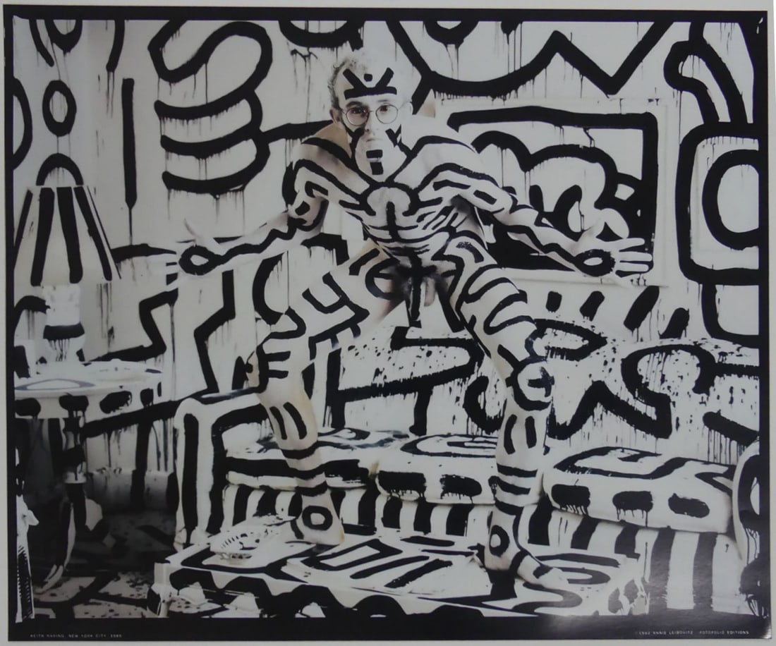 ANNIE LEIBOVITZ 'KEITH HARING' NEW YORK CITY, 1986 (1 of 5)