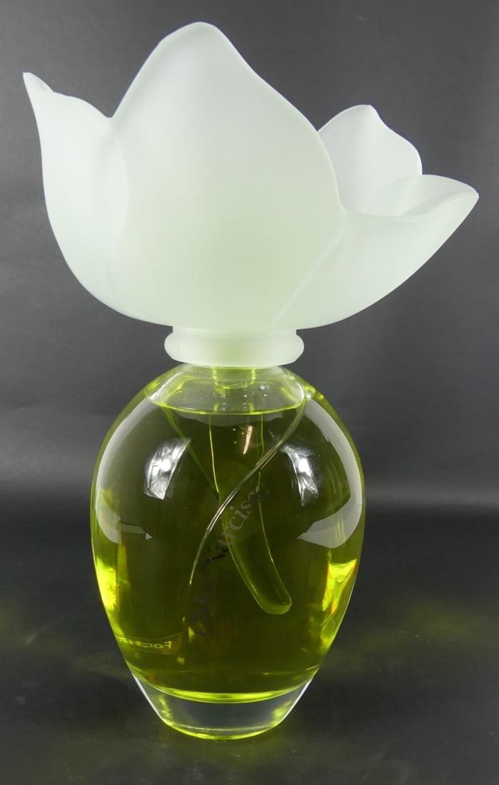 CHLOE NARCISSE FACTICE PERFUME BOTTLE: Chloe Narcisse large display factice perfume bottle. Measures 13" height x 8 1/2" width.
