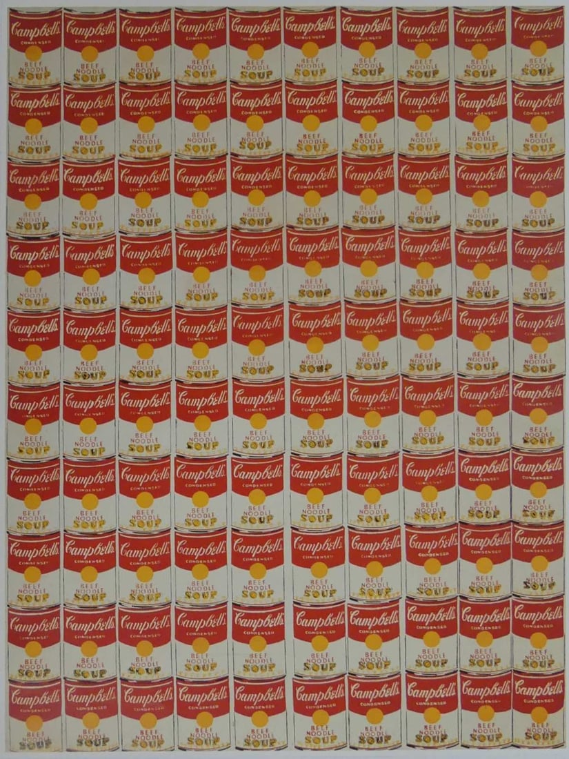 ANDY WARHOL '100 CAMPBELL'S SOUP CANS' LITHOGRAPH (1 of 3)