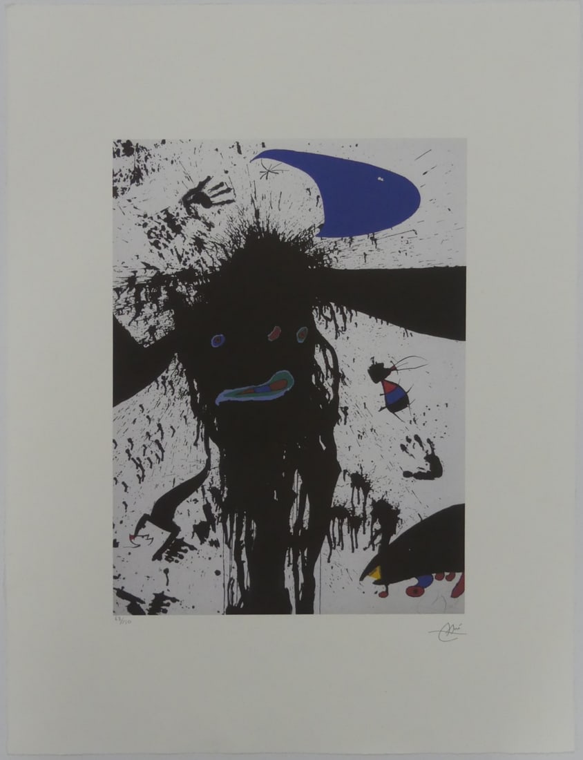 JOAN MIRO 'LA RUISSELANTE LUNAIRE' LITHOGRAPH (1 of 8)