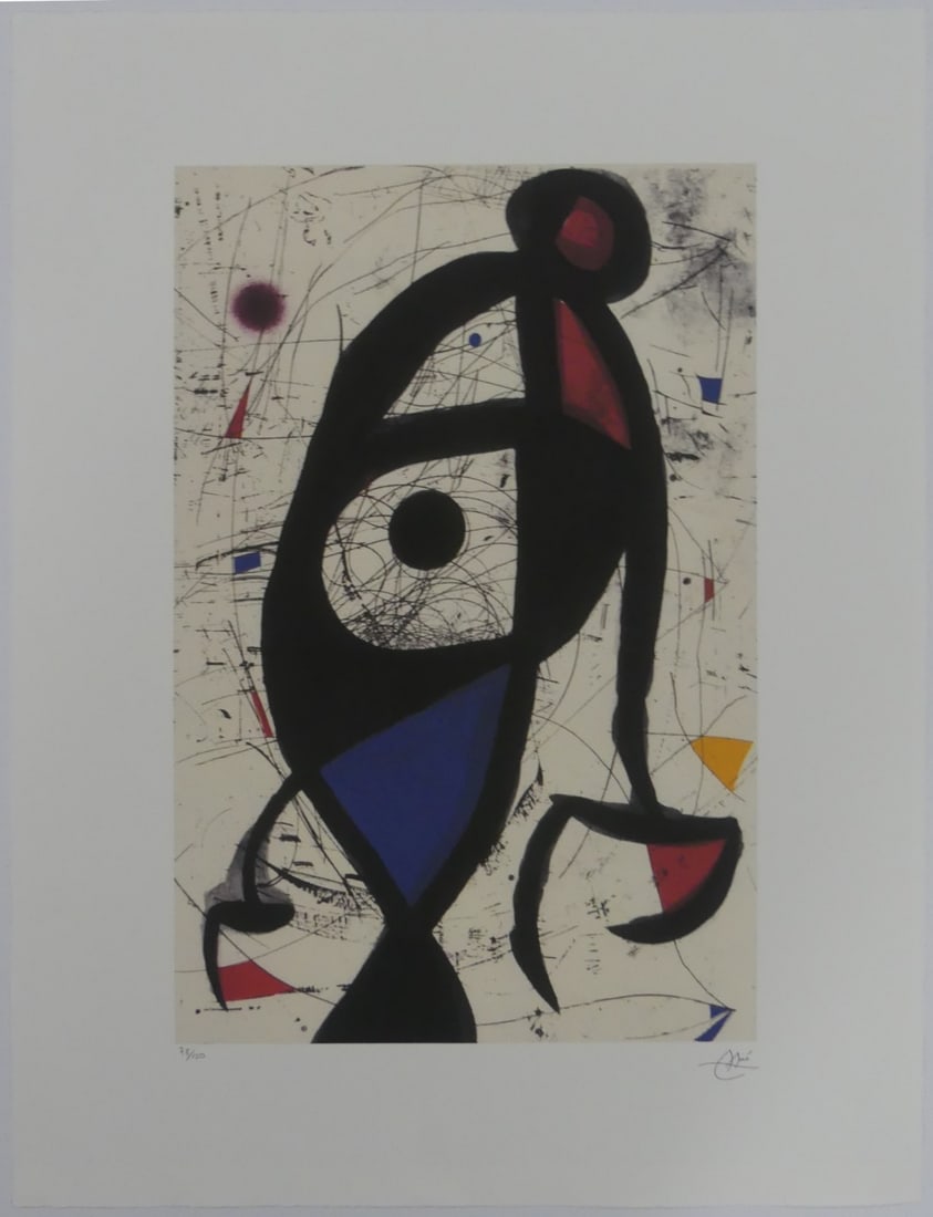 JOAN MIRO 'LA PRESIDENTE' LITHOGRAPH (1 of 10)