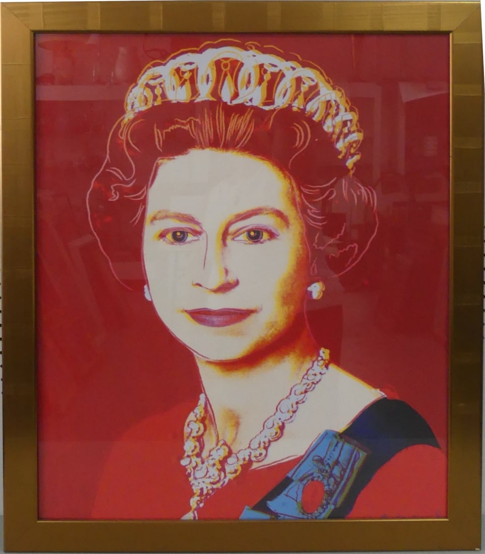 ANDY WARHOL 'QUEEN ELIZABETH II' LITHOGRAPH (1 of 6)