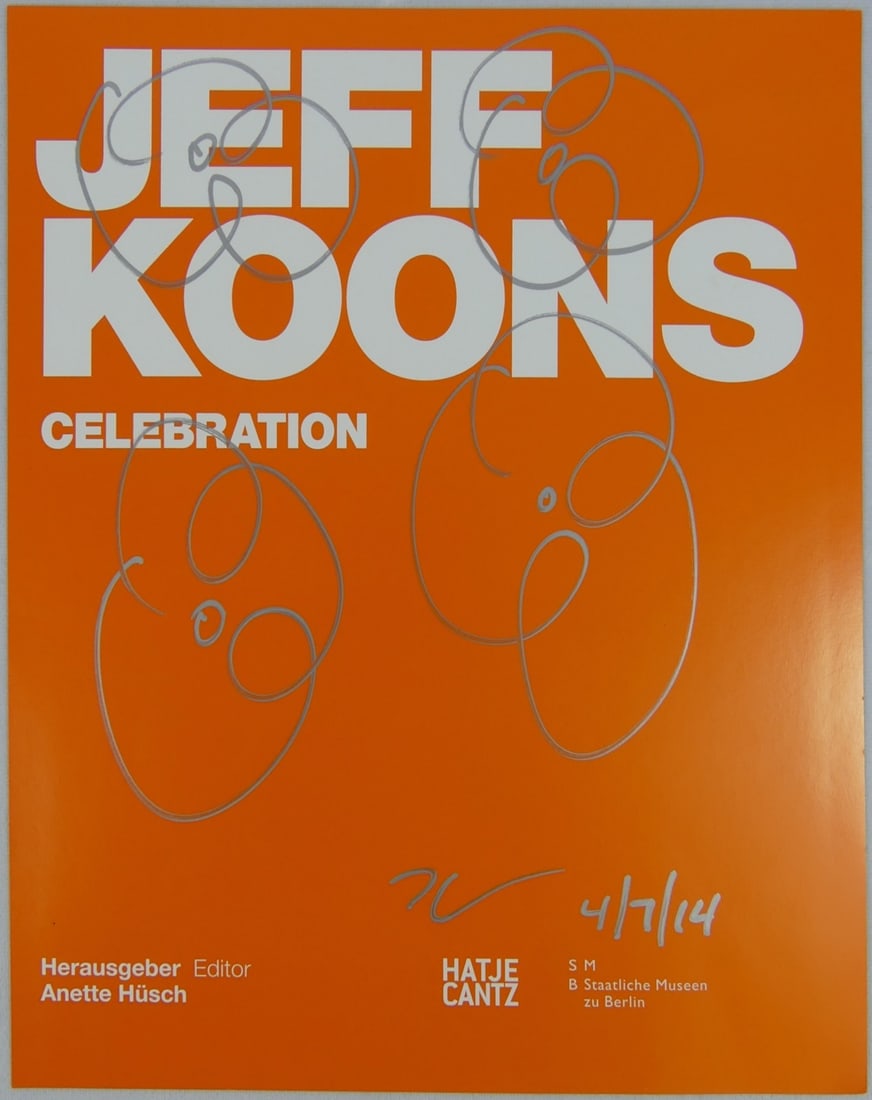 JEFF KOONS CELEBRATION MARKER DRAWING (1 of 3)