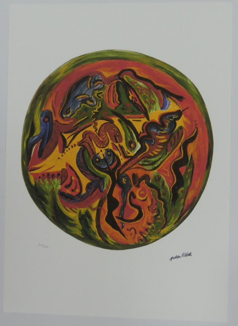 JACKSON POLLOCK 'CIRCLE' LITHOGRAPH (1 of 8)
