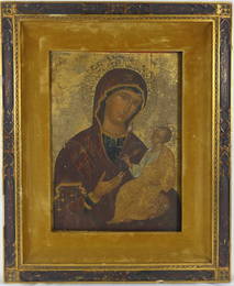 RUSSIAN ICON MOTHER AND CHILD