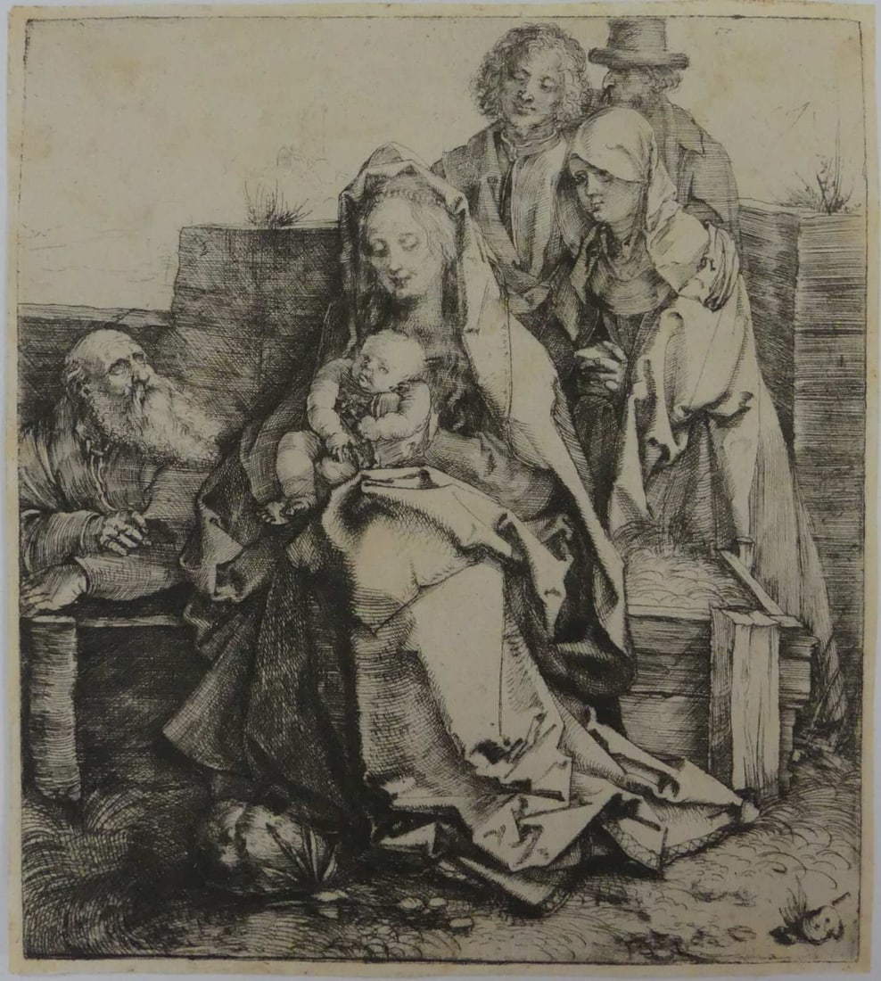 ALBRECHT DURER 'THE HOLY FAMILY' WOODCUT (1 of 6)