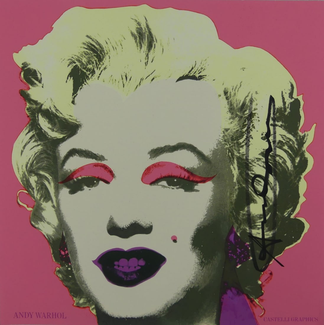 ANDY WARHOL 'MARILYN' SIGNED ANNOUNCEMENT (1 of 10)