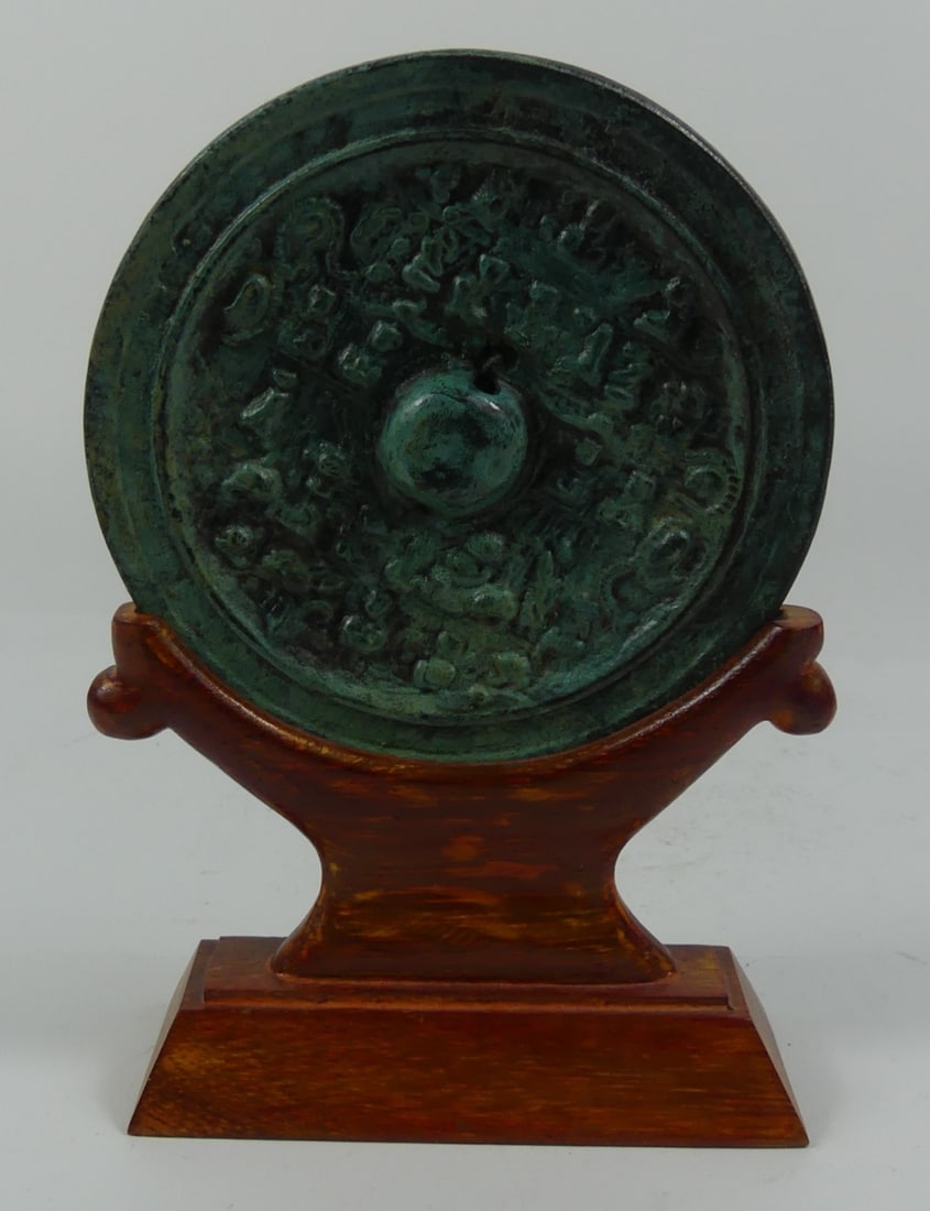 CHINESE ARCHAISTIC BRONZE MIRROR (1 of 6)