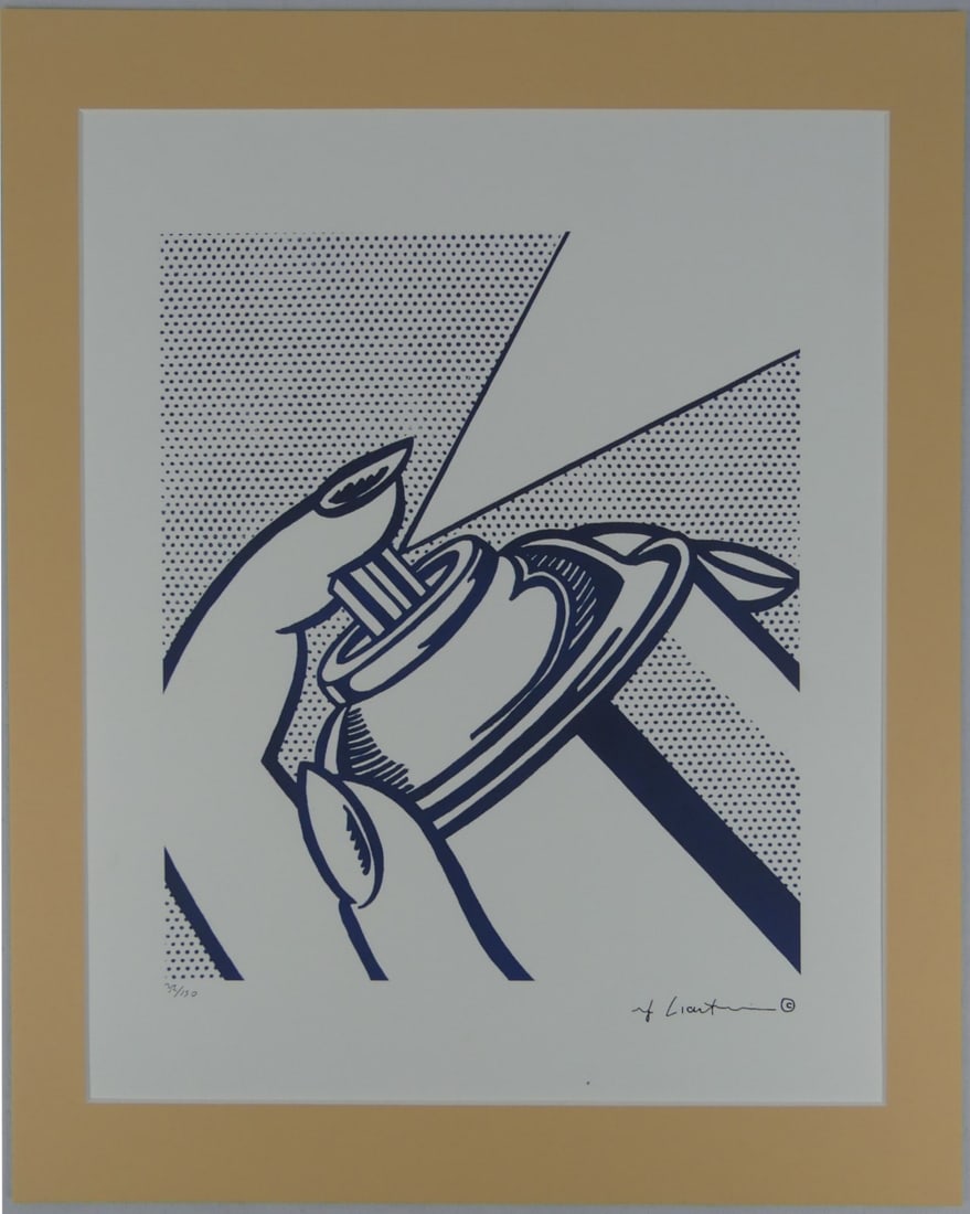 ROY LICHTENSTEIN 'SPRAY CAN' LITHOGRAPH (1 of 5)