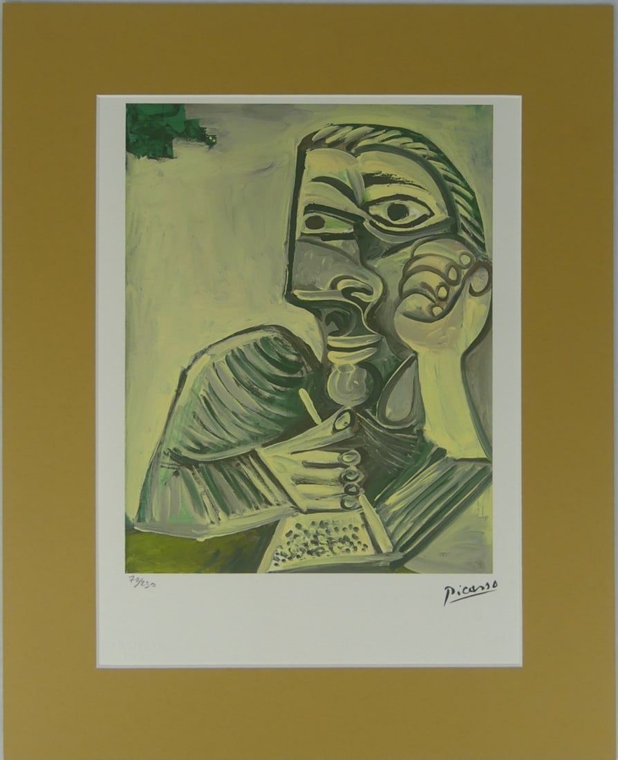 PABLO PICASSO 'SELF-PORTRAIT' LITHOGRAPH (1 of 5)