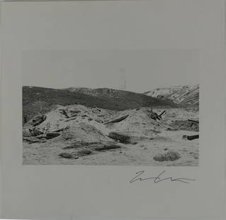 LEWIS BALTZ 'PARK CITY' SIGNED PRINT: Lewis Baltz photo litho of Park City. Signed in pen lower right. Sheet measures 10 5/8" x 10 1/2".