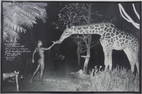 PETER BEARD 'GIRAFFE FEEDING' PHOTO-LITHO