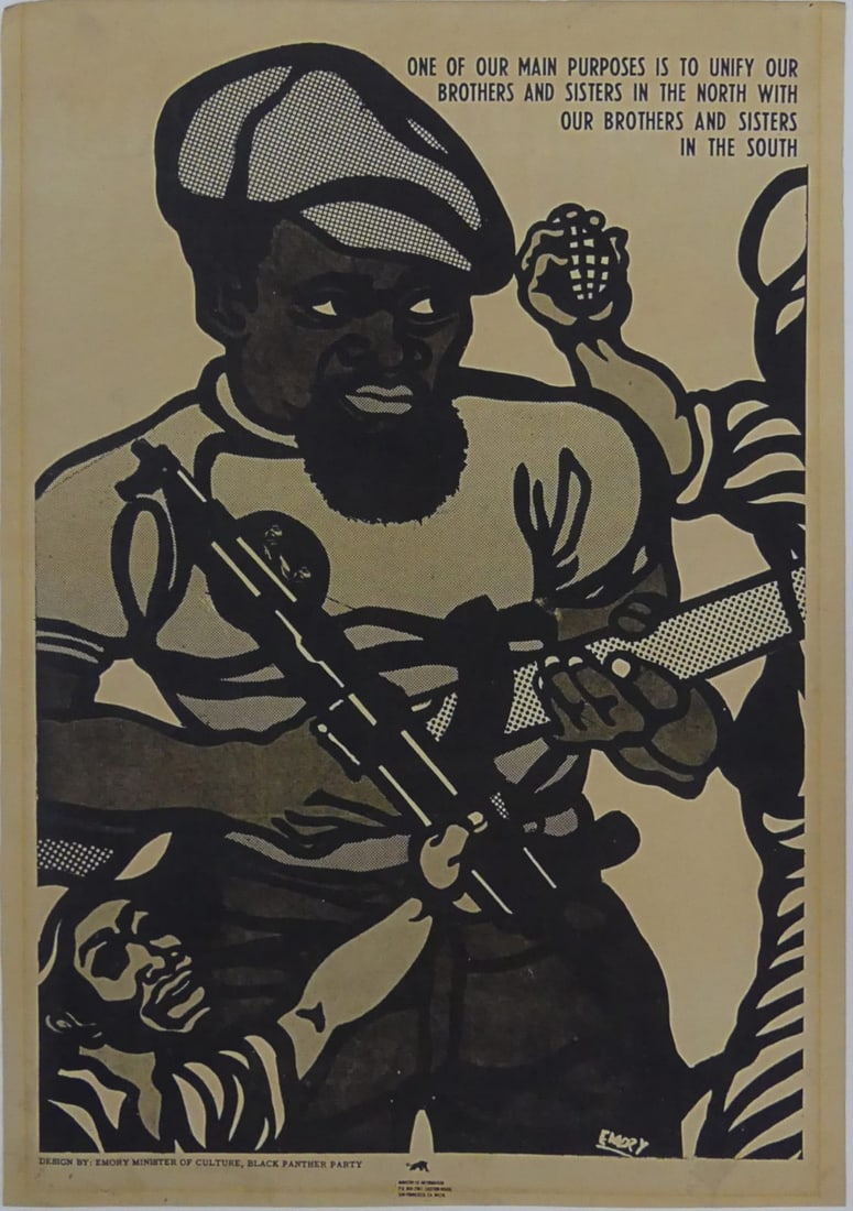 EMORY DOUGLAS 'ONE OF OUR MAIN PURPOSES' LITHO (1 of 5)