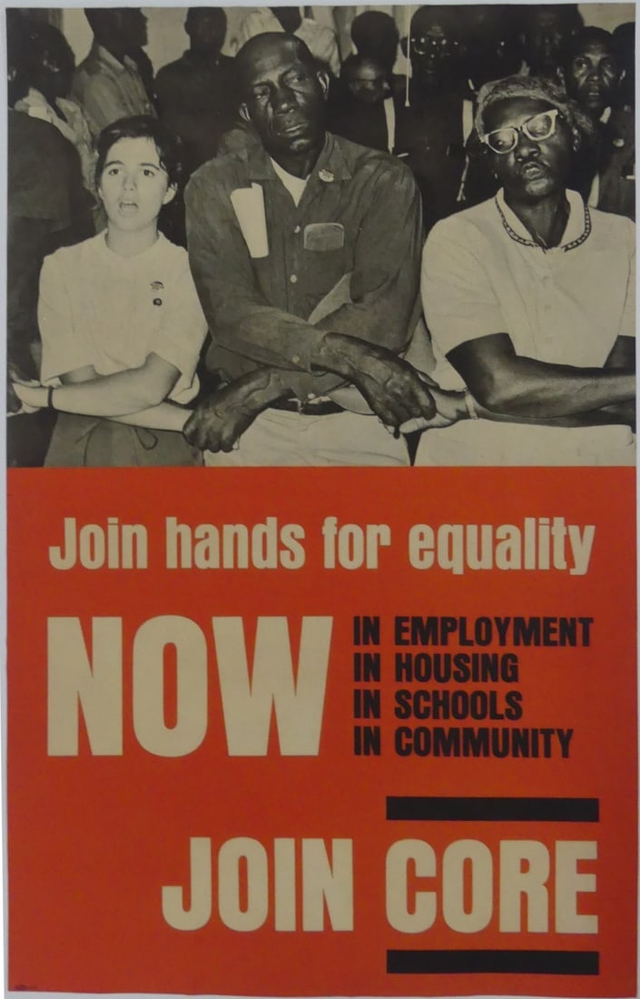 JOIN HANDS FOR EQUALITY CIVIL RIGHTS POSTER (1 of 4)