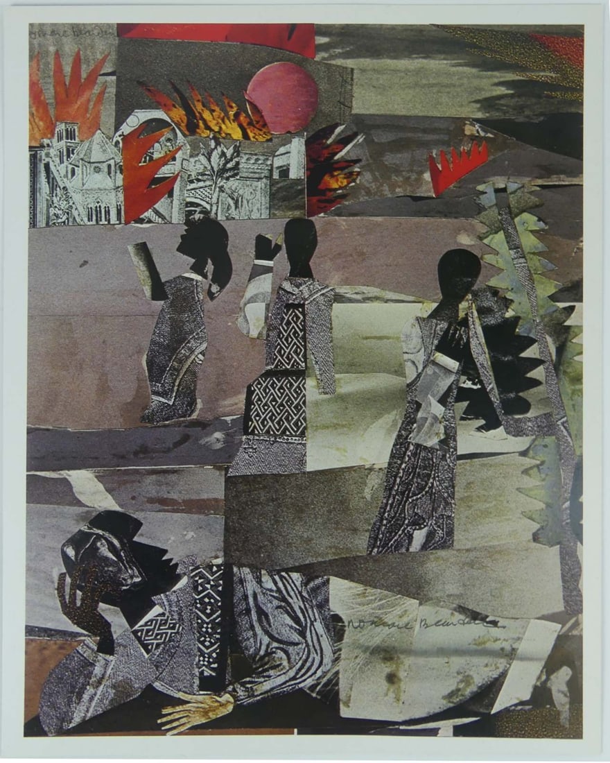 ROMARE BEARDEN 'SODOM & GOMORRAH' OFFSET LITHO (1 of 5)