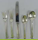 62pc TIFFANY WINDHAM STERLING SILVER FLATWARE