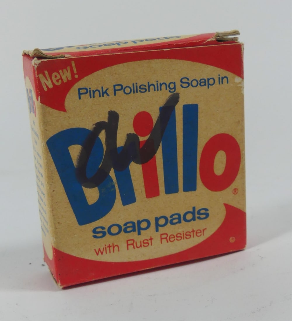 ANDY WARHOL SIGNED BRILLO BOX (1 of 7)