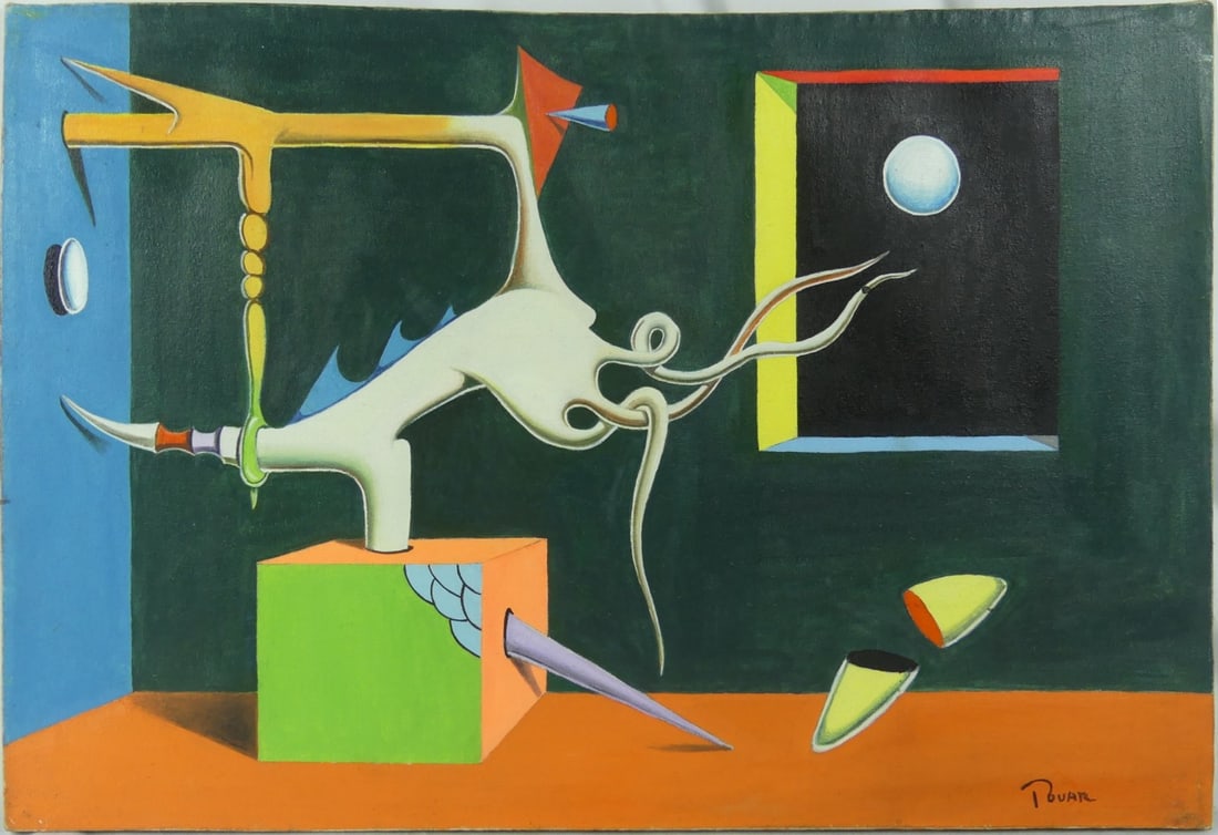 IVAN TOVAR 'LA AMENAZA' OIL PAINTING ON CANVAS (1 of 7)