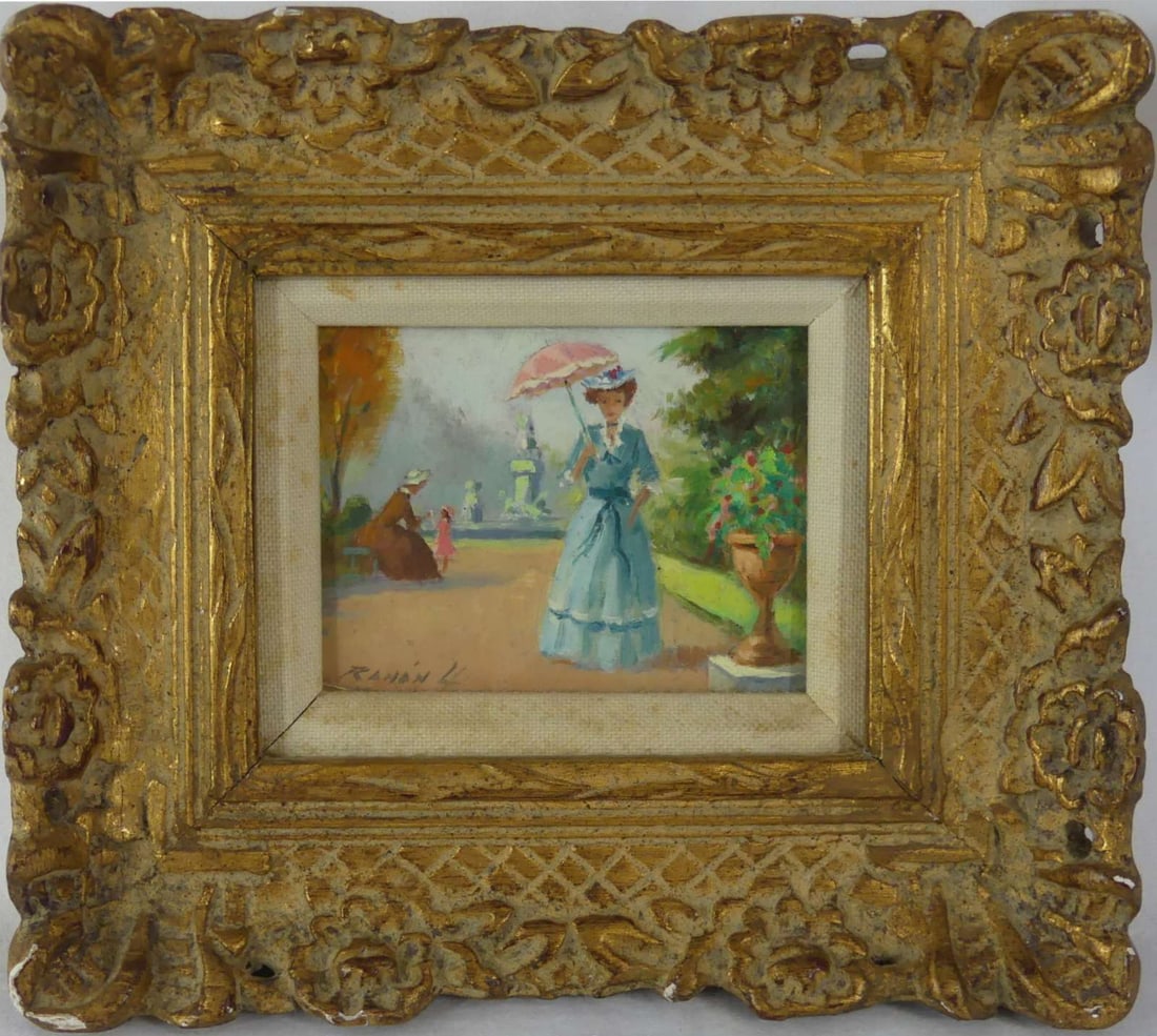 LUIS RAMON OIL PAINTING ON BOARD (1 of 5)