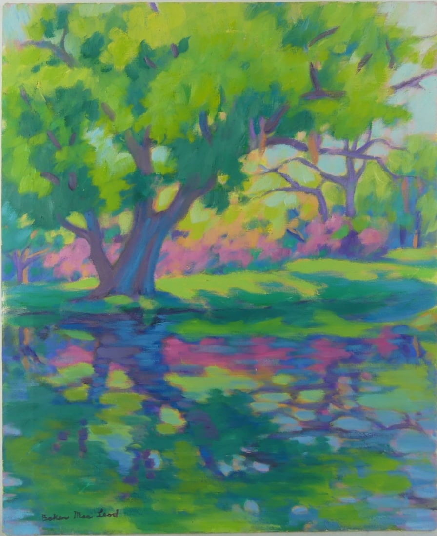 JOANNE BAKER MACLEOD 'REFLECTIONS' OIL ON CANVAS (1 of 6)