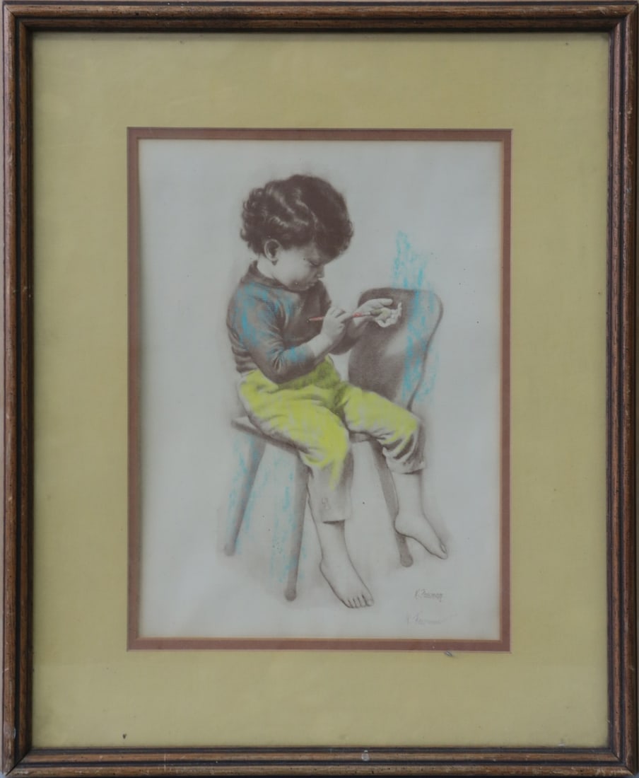 KENNETH FREEMAN 'CHILDHOOD REVERIES' EMBELLISHED (1 of 5)