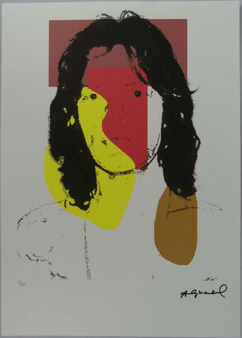 ANDY WARHOL 'MICK JAGGER' LITHOGRAPH (1 of 7)