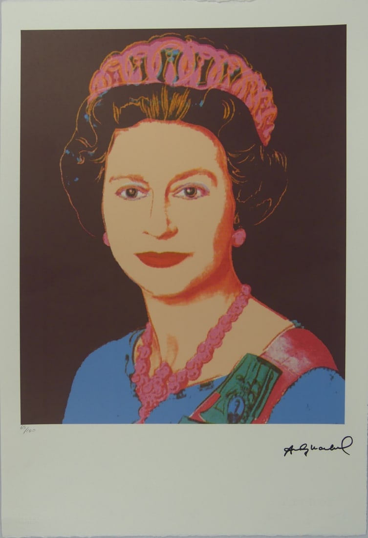 ANDY WARHOL 'QUEEN ELIZABETH' LITHOGRAPH (1 of 8)