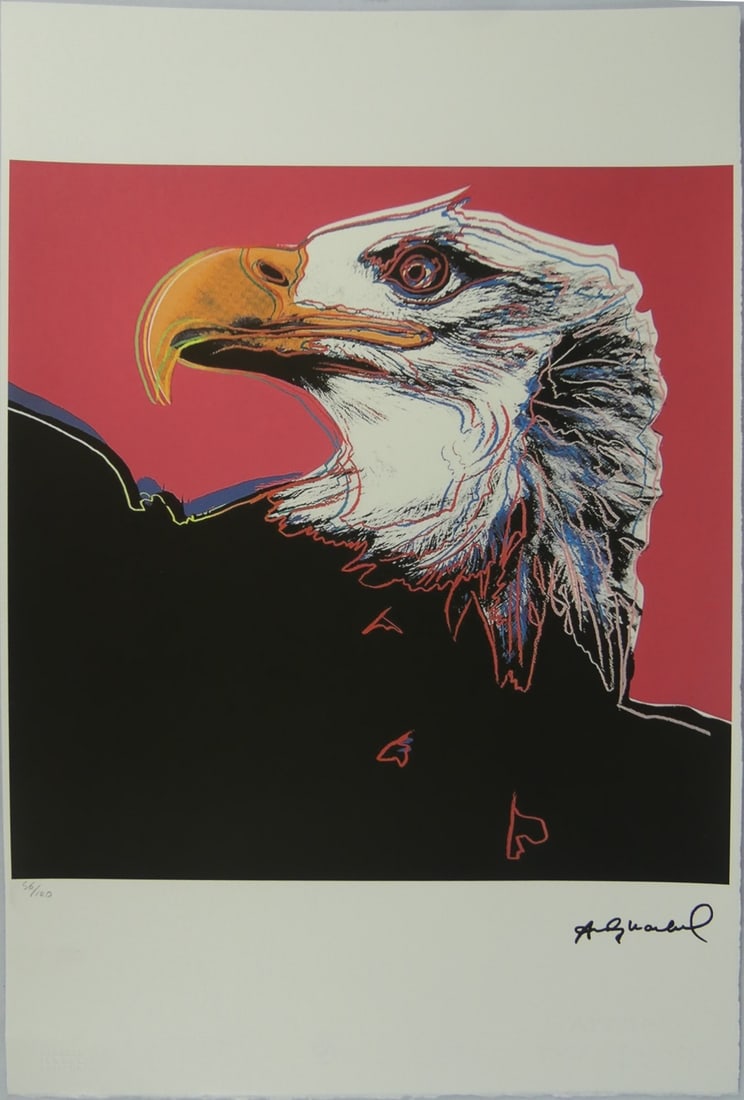 ANDY WARHOL 'BALD EAGLE' LITHOGRAPH (1 of 8)