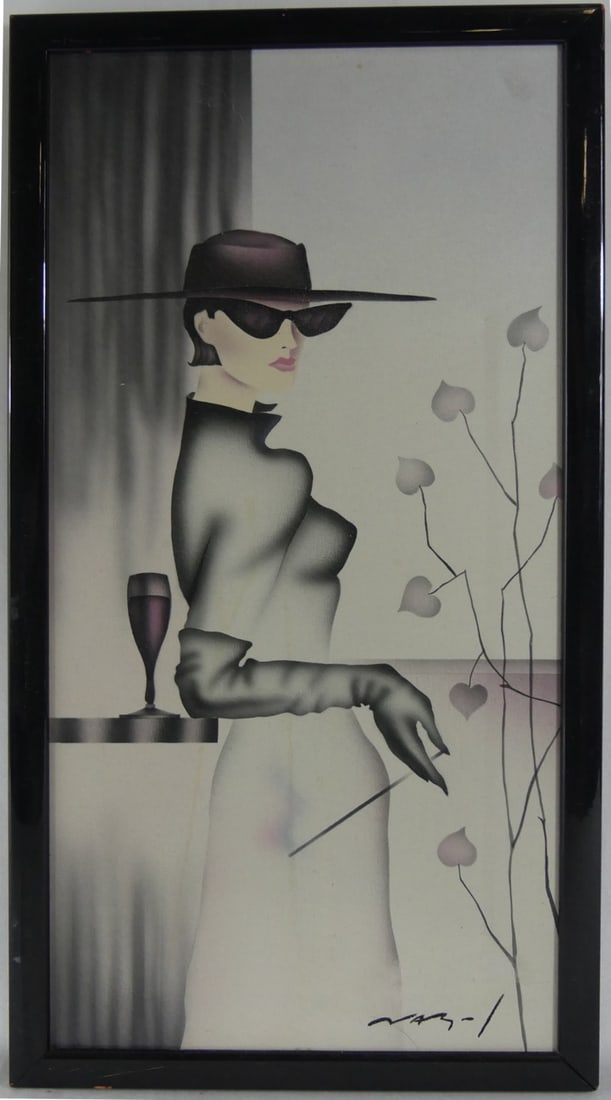 ERIK FREYMAN STYLE PAINTING ON CANVAS (1 of 6)