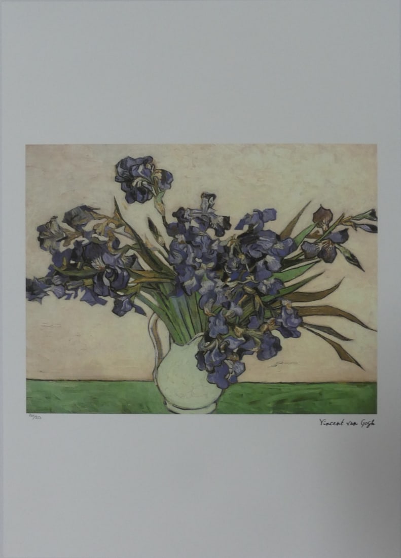 VAN GOGH 'IRISES' LITHOGRAPH (1 of 6)